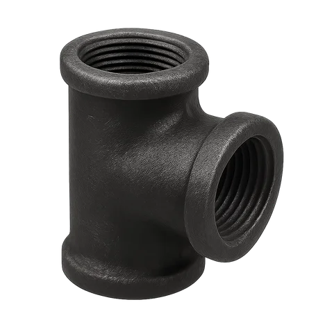 Тройник чугунный переходной Ду 25х15 1"х1/2" ВР/ВР